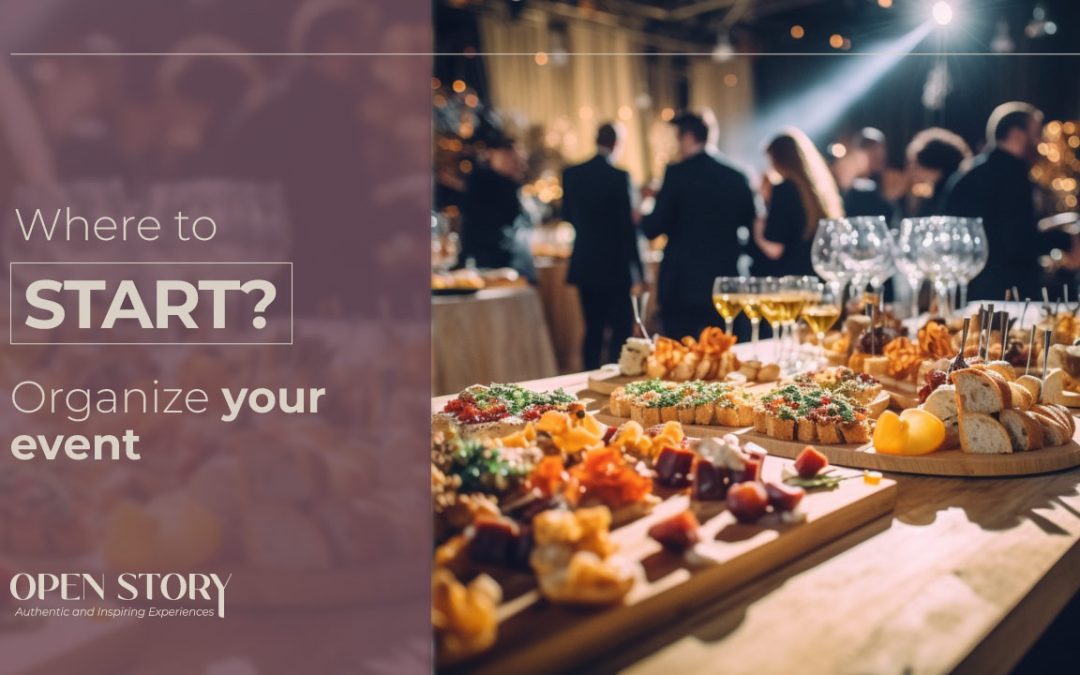 Where to start? Organize your event